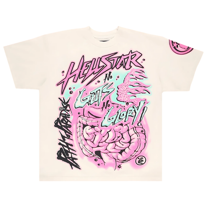Hellstar No Guts, No Glory T-Shirt (White)