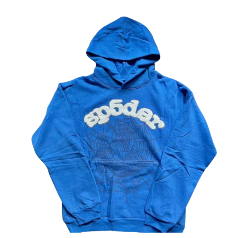 Sp5der Blue Skittles Hoodie