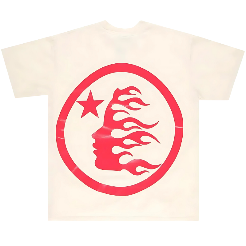 Hellstar Gel Sport Logo T-Shirt 'White/Red'