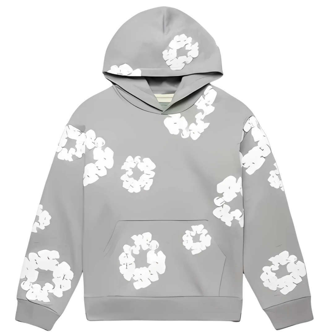 Denim Tears Cotton Wreath Hoodie (Grey)
