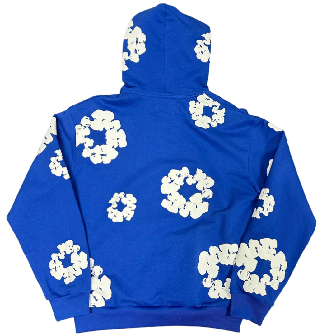 Denim Tears Cotton Wreath hoodie (Royal Blue)
