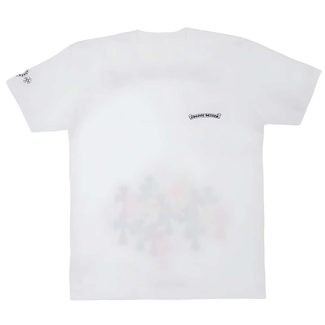 Chrome Hearts Multi Color Cross T-Shirt (White)