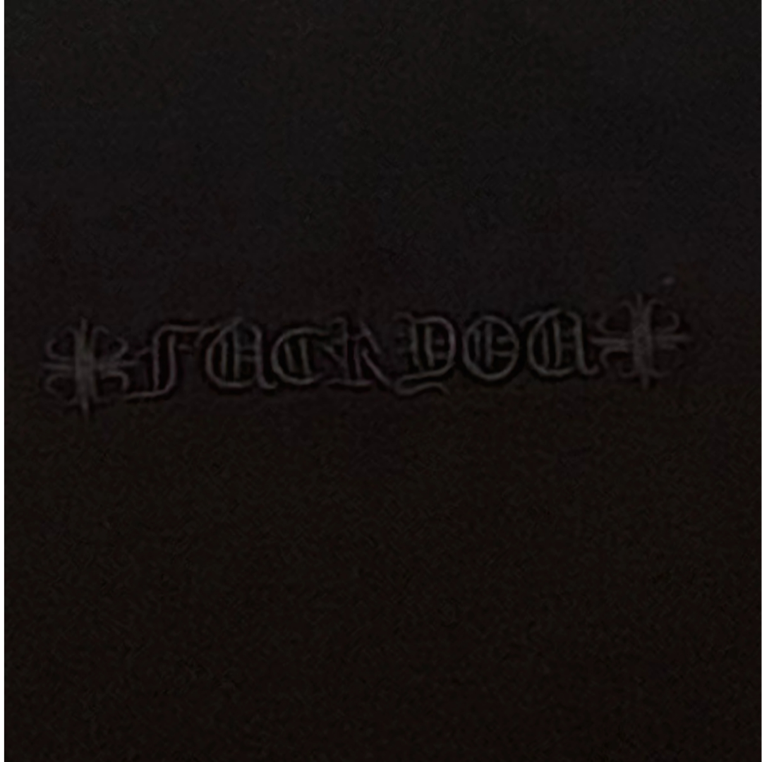 Chrome Hearts "Fuck You" Black Leather Cross T-Shirt