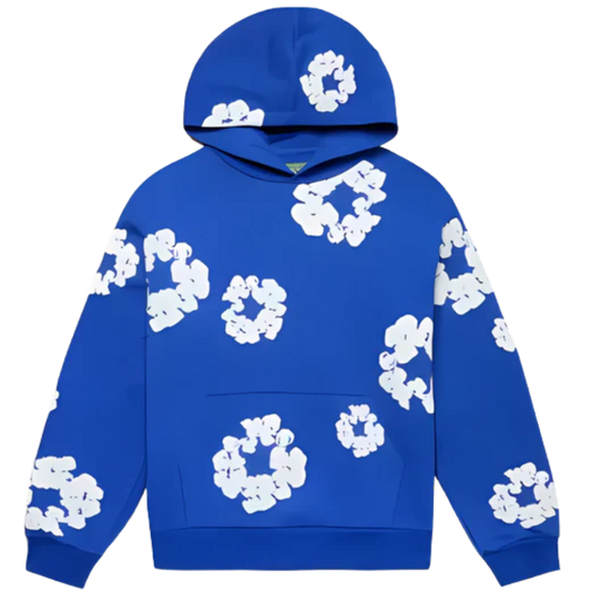 Denim Tears Cotton Wreath hoodie (Royal Blue)