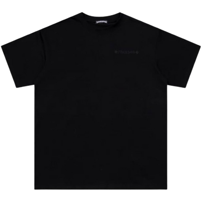 Chrome Hearts "Fuck You" Black Leather Cross T-Shirt
