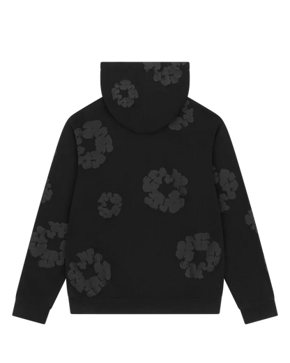 Denim Tears Cotton Wreath Hoodie (Black Monochrome)