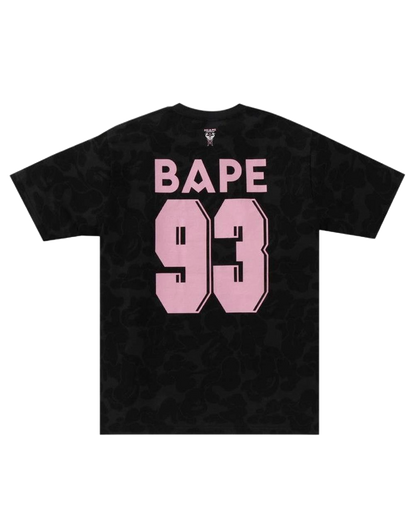 BAPE x Inter Miami CF Camo Black Tee