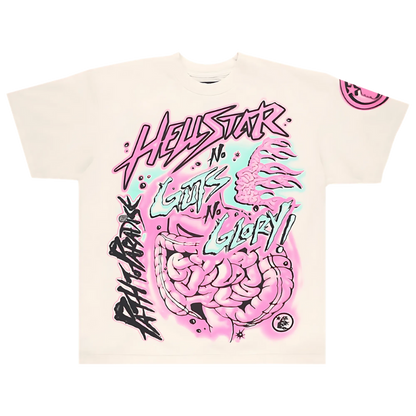 Hellstar No Guts, No Glory T-Shirt (White)