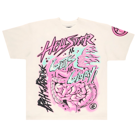 Hellstar No Guts, No Glory T-Shirt (White)