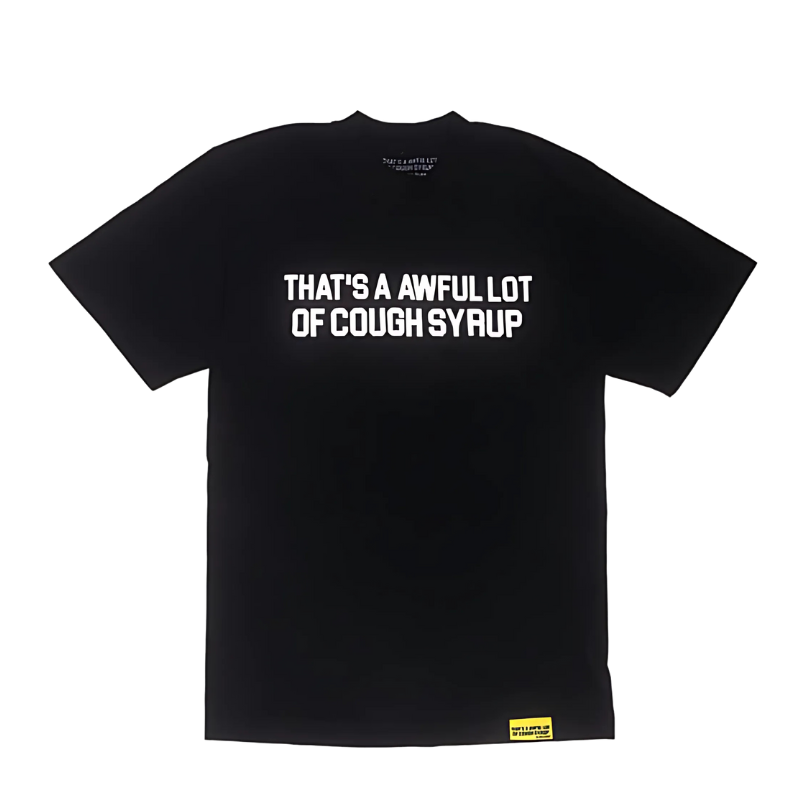 Awful Lot Of Cough Sryup OG Black T-Shirt
