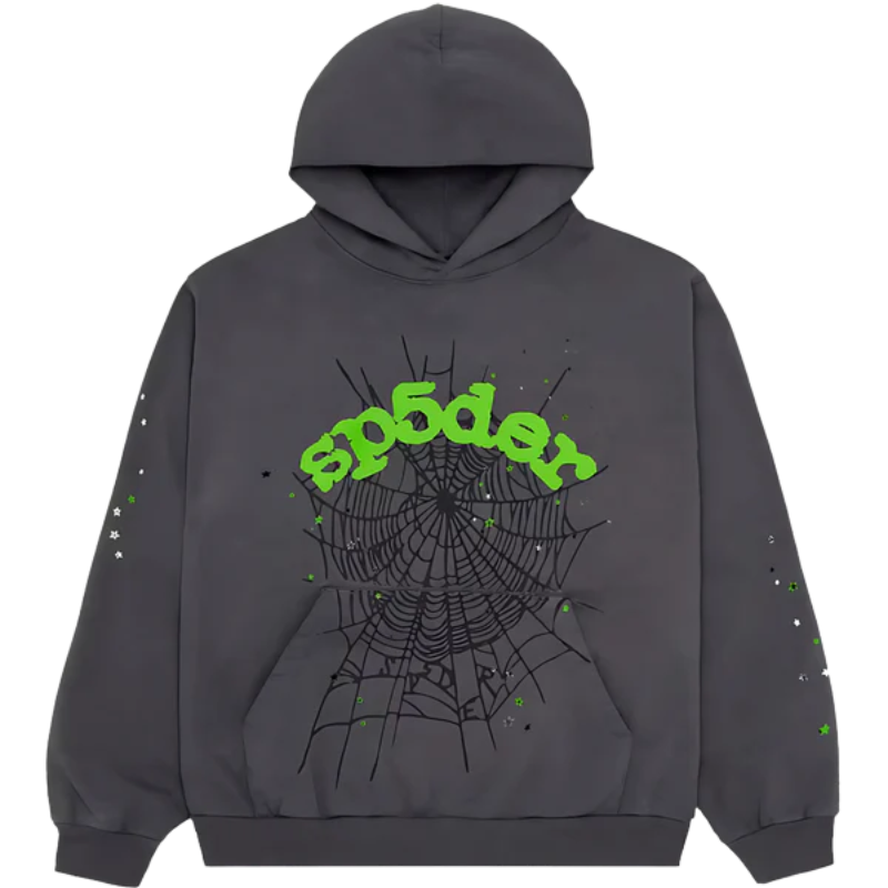 Sp5der OG Grey Slate hoodie