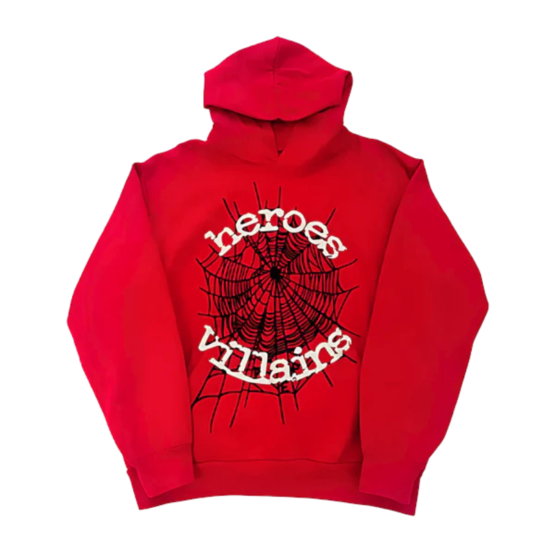 Sp5der Red Heroes & Villains hoodie