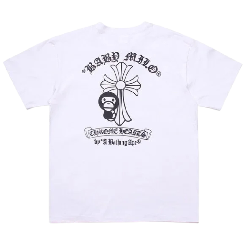 Bape x Chrome Hearts White T-Shirt