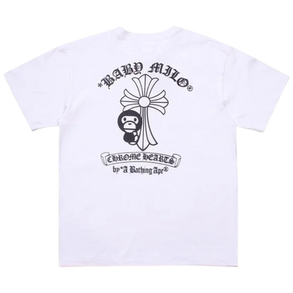 Bape x Chrome Hearts White T-Shirt