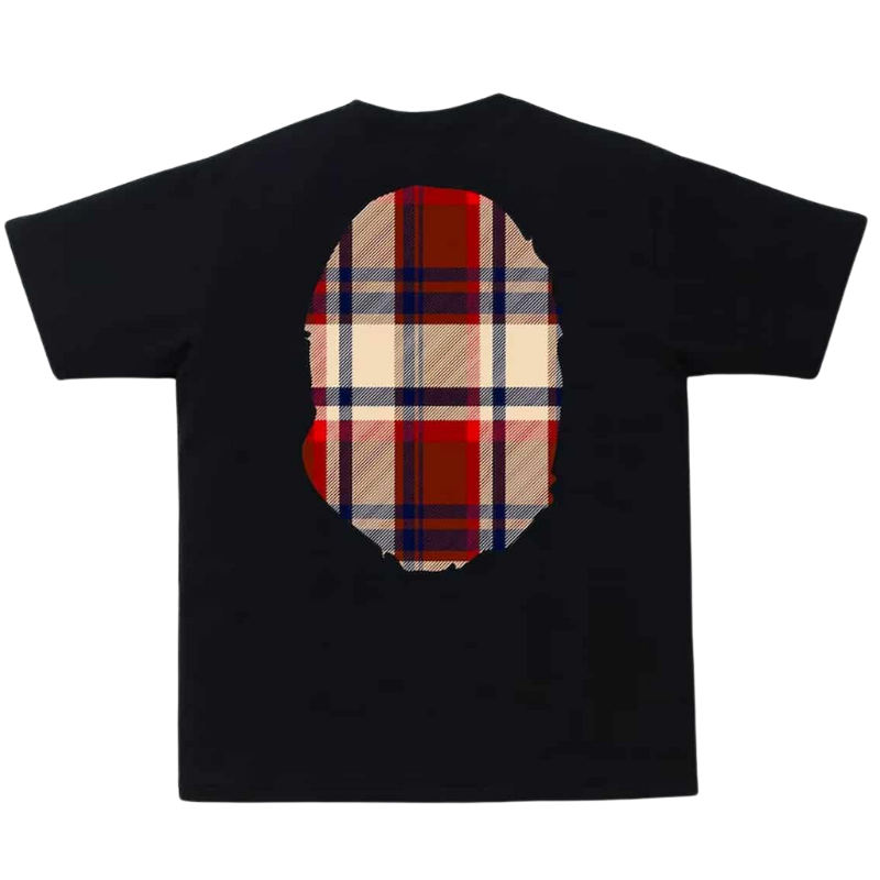 Bape X Burberry Big Face T-Shirt (Black)