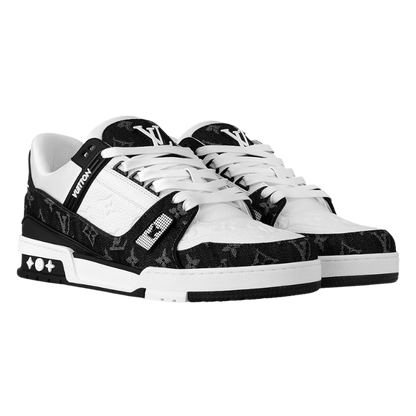 Louis Vuitton Black/White Trainer Sneaker