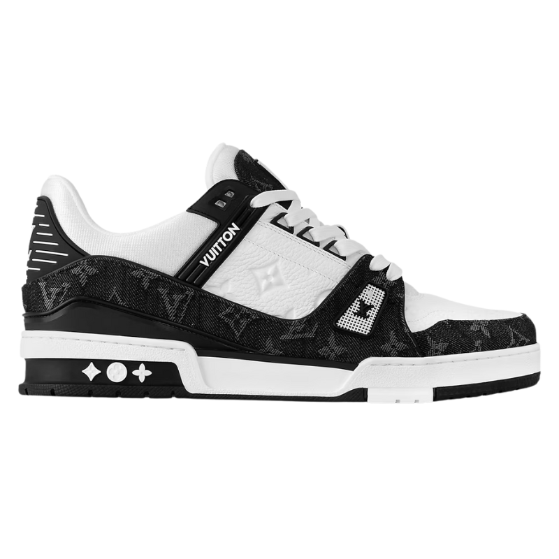 Louis Vuitton Black/White Trainer Sneaker