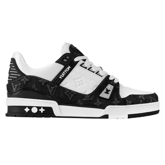 Louis Vuitton Black/White Trainer Sneaker