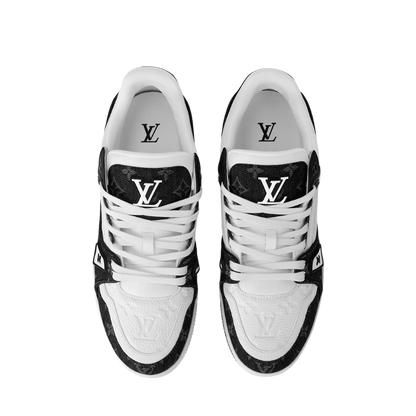 Louis Vuitton Black/White Trainer Sneaker