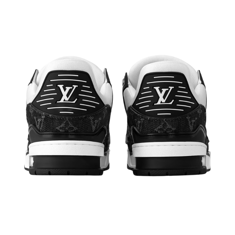 Louis Vuitton Black/White Trainer Sneaker