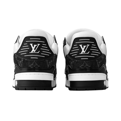 Louis Vuitton Black/White Trainer Sneaker