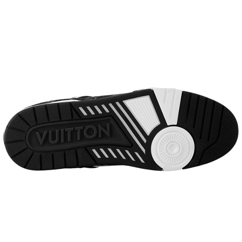 Louis Vuitton Black/White Trainer Sneaker