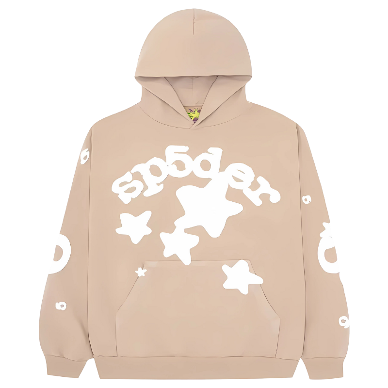 Sp5der Sand Beluga Hoodie