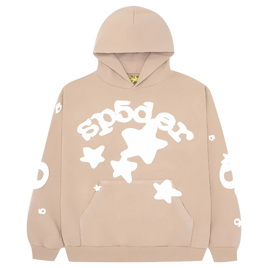 Sp5der Sand Beluga Hoodie