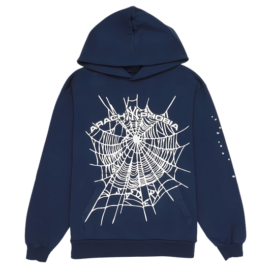 Sp5der Navy Arachnyphobia Hoodie