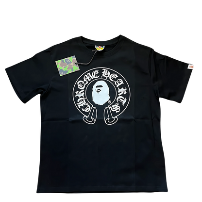 Bape x Chrome Hearts Black T-Shirt