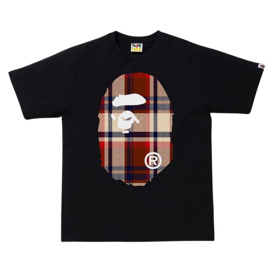 Bape X Burberry Big Face T-Shirt (Black)