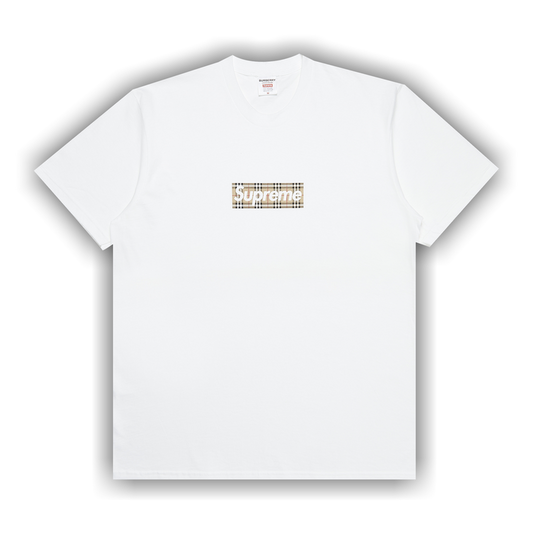 Supreme X Burberry Box T-Shirt (White)
